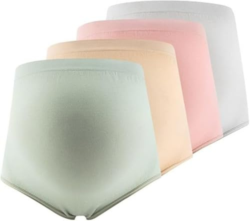 REHOOF Mutande Gravidanza Slip Premaman Senza Cuciture,Gestante Slip Gravidanza Supporto Biancheria Intima di maternità Slip Morbido Elastico Mutandine Premaman Regalo per Futura Mamma XL(60-80kg)