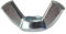 Bulk Hardware BH02780 Ecrou à oreilles M8 plaqué au zinc brillant, Set de 15 Pièces