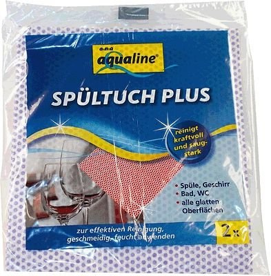 aqualine 9006-02058 Spültuch Plus, 35 x 38 cm
