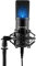 Auna Pro MIC-900 - USB Microphone, Microphone PC, Condenser Microphone, Cardioid Studio (Plug & Play, USB Connector & Shockmount) - Black w/LED lighting