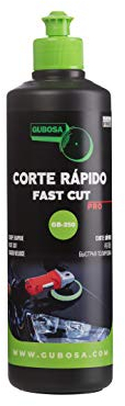 GUBOSA Pulimento Corte Rápido para Carrocería - Reparador de Arañazos Sin Silicona - Pulimento Liquido Coche Alto Rendimiento GB-250 500ml