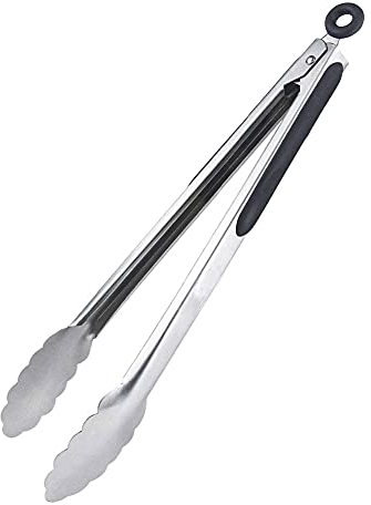 Brosses à Barbecue et Pinces de Cuisine Brosse Nettoyage ​Barbecue Accessoires pour Barbecue pour Nettoyer Rapidement & Efficacement Tous Les Grils (Pince Barbecue)