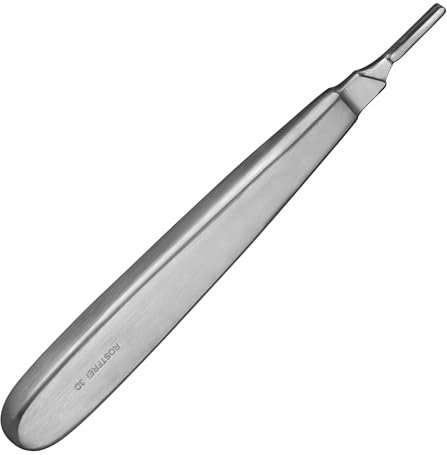 Shehadeh - Support pour scalpel - Figure. 3 - Poignée de scalpel n° 3 - Ventral - Acier inoxydable