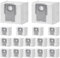 16 Packungen Q5 Staubbeutel für Roborock Q5 Max+, Q5 Pro+, Q8 Max+, Q7 Max+, 3.6L Staubsaugerbeutel für Q5, Q5+, Q7, Q7+, Q7 Max, S8+, S8 Pro Ultra, S7 Pro Ultra, S7 MaxV Ultra Roboterstaubsauger