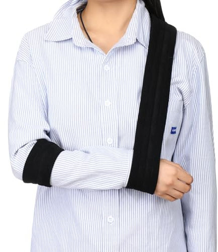 NUOOO Armschlinge Schulter Einstellbar Arm Schulterschlinge Komfortabel für Gebrochenes Handgelenk, Ellbogen, Arm, Ausgerenkte Schulter für Damen und Herren für Rechts Links