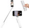 Jemey - Palo selfie portátil extensible mini para teléfonos iPhone y Android de 4 a 7 pulgadas con mando a distancia inalámbrico, tamaño de bolsillo para creación de contenidos, vlog, viajes