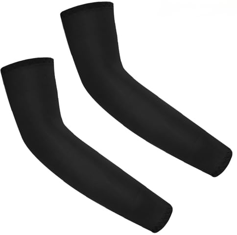 YKAFADE Lot de 3 paires de manchons pour enfants de 3 à 15 ans - Protection solaire UV - Refroidissement des bras - Manches de bras - Unisexe - Pour garçons et filles - Volley-ball - Basketball