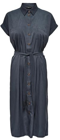 ONLY Female Hemdblusenkleid ONLHANNOVER Langes Kleid