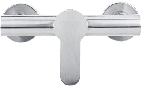 Grifos de Ducha Grifo de Ducha de Acero Inoxidable 304 Grifo de Ducha de Baño Grifo de Agua Fría Caliente Montado en la Pared G1/2in en el Tubo de Ducha de Baño Grifo 304