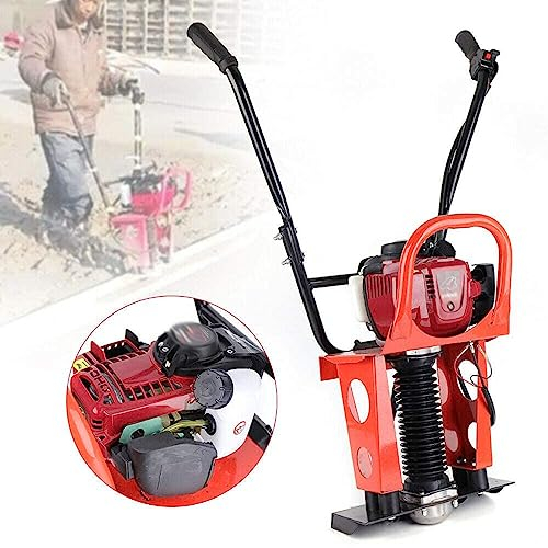 HLGKBY 5200r/min Compacteur à Plaque de béton Commercial Vibromasseur à béton, Machine vibrante à béton à 4 Temps, 37.7CC Béton à gaz, Chape Humide, vibrateur à béton pour la Construction de Routes