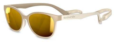 Suavinex, Lunettes de Soleil pour Enfants de 3 à 8 Ans, Lunettes Polarisées avec filtre UV 400, 100% Protection UVA et UVB, CAT 3, avec Étui et Bandeau, Très Flexibles et Légères