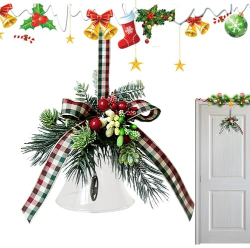 Campane per albero di Natale – Campane per albero di Natale, vintage per feste natalizie, decorazioni per albero di Natale, sentieri