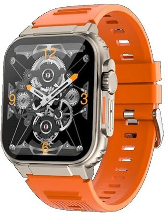 Reloj inteligente CDS9 Ultra 2 AMOLED de pantalla grande 4G, sistema Android, GPS, WiFi, brújula, caja de aleación de titanio, S9 Ultra, reloj inteligente para hombre (plateado, 2 GB 32 GB)