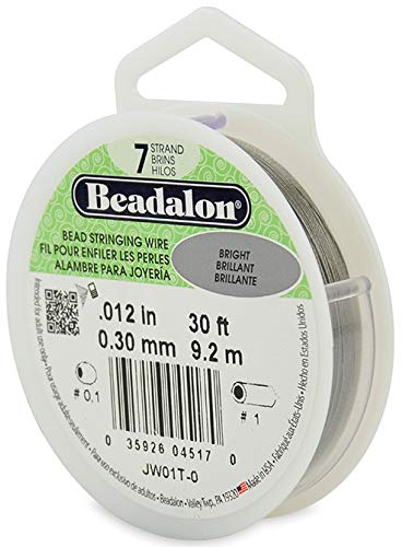 Beadalon Wire 7 Strand Bright 9.2 m 0.3 mm