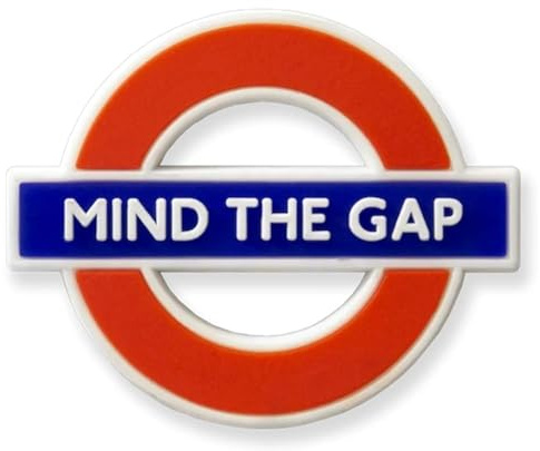 GWC London Underground Mind The Gap Rubber Fridge Magnet