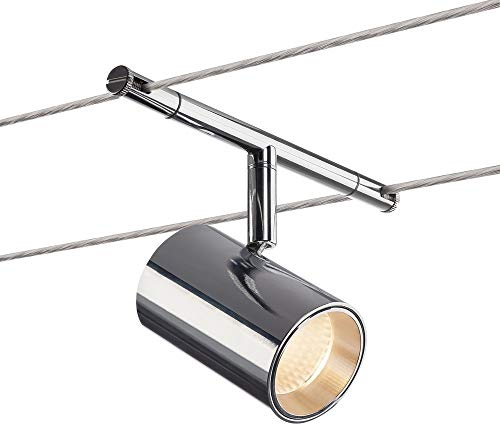 SLV NOBLO SPOT, Seilleuchte für Niedervolt-Seilsystem 2700K chrom