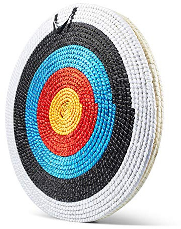 KAINOKAI Traditional Hand-Made Straw Archery Target,Arrow Target for Recurve Bow Longbow or Compound Bow(A Traditional Target Dia Φ:31.5in / 3 Layers)