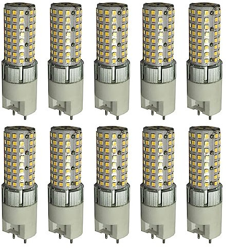 PAZWAHF Base LED in Ceramica G8.5, lampadine di Mais con Base bi-Pin G8.5 ad Alto lume, 20 Watt 3400LM, 3000K 4000K 6000K, CA Non dimmerabile 85~265V Angolo del Fascio di 360 Gradi (Confezione da 10)