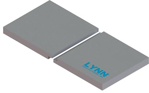 Lynn Manufacturing Regency 2788A - Set di 2 deflettori di ricambio per caminetto, serie Classic Small Stove/Insert 1000, 1100, 1200, 073-955, 2 pezzi