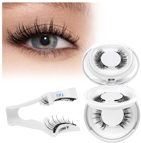Higu clace Magnetische Wimpern,Magnet Wimpern Ohne Eyeliner,Magnetische Wimpern mit Applikator,Wimpern Magnetisch Natürlicher Look,Kein Kleber erforderlich Wimpern Magnetic(KIT-CF)