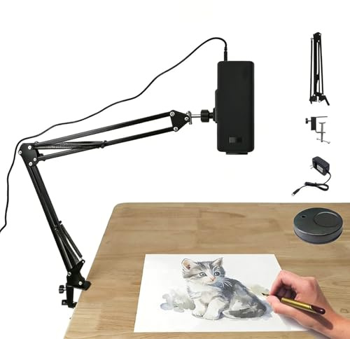 JKJZSALJ Proyector De Trazado Led Portátil para Artistas Y Aficionados Al Bricolaje, Configuración Instantánea para Dibujar Y Pintar con Imagen HD.