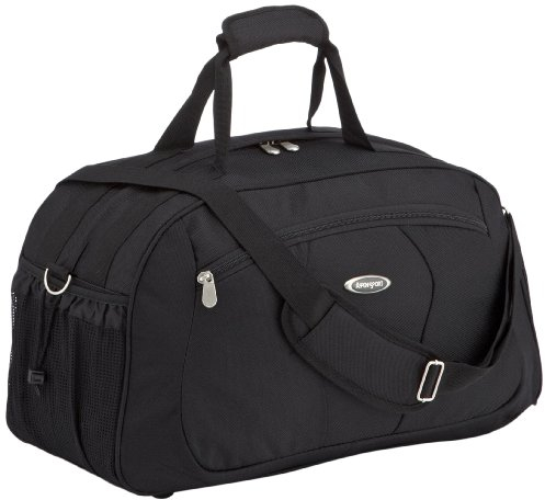 AspenSport Reisetasche Sydney Liter 45 Liter | Freizeittasche | Hohe Qualität | Schultergurt | Maße 55 x 32 x 23 cm (BxHxT) | schwarz