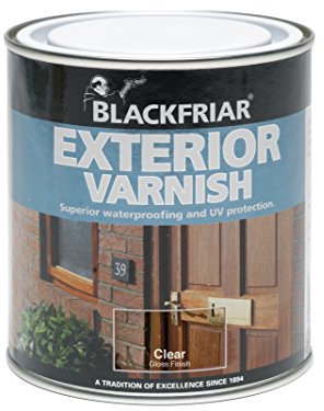 Blackfriar BKFEVS250 Exterior Varnish UV77 250 ml, Clear Satin