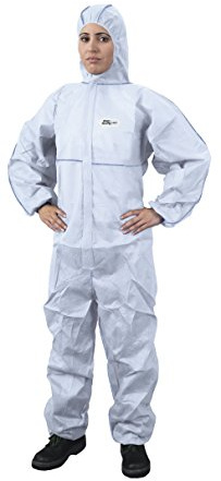 DS Safetywear Bekleidung ProSafeLight, Overall, XL, weiß, SMS