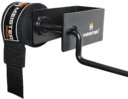 Meister, rullo per avvolgere fasce da boxe e MMA, Uomo donna Bambino, Black