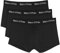 Marc O'Polo 3er Pack Herren Boxershorts Trunks Essentials Organic Cotton Stretch, Farbe:Schwarz, Größe:XL, Artikel:-990 Black