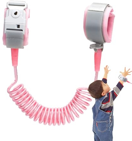 Kids Leash - Cavo per bambini riflettenti, zaino per la sicurezza dei bambini | Filo rosante al taglio del design traspirante, connettore rotante per luoghi pubblici affollati, una maggiore sicurezza,