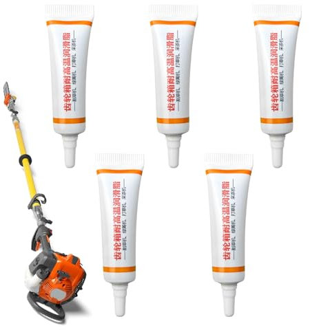 Grasa Lubricante para Desbrozadoras, Grasa Multipropósito para Engranajes, Accesorios con Boquilla Roscada para Mantenimiento de Equipos