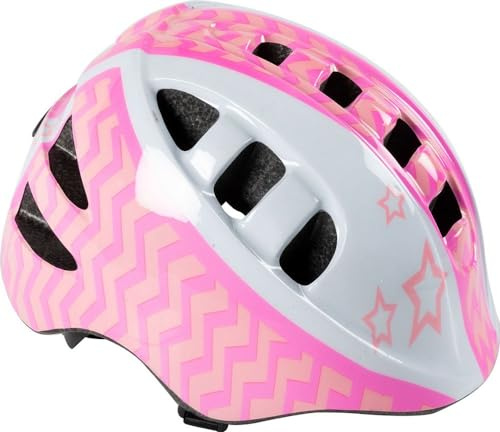 ONBIKEKIDS On Bike Einstellbarer Fahrradschutzhelm für Mädchen Größe S 52-56 cm aerodynamische Blaue Löcher