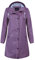 Veste de pluie pour femme, veste softshell, parka en polyuréthane, coupe-vent, avec capuche, imperméable, lilas, 38