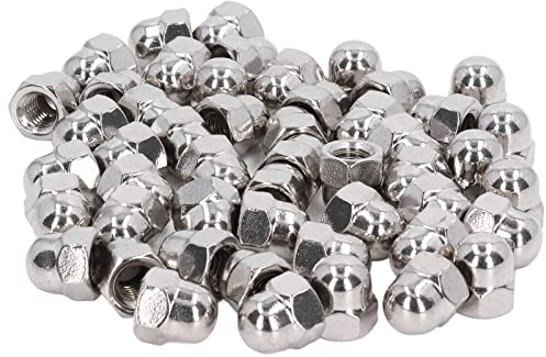 50 Pièces écrou Borgne en Acier Inoxydable, Kit D'assortiment de Capuchons Hexagonaux M3 M4 M5 M6 M8 M10 M12(M3)