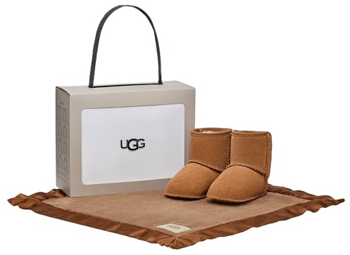 UGG LoveyFashion - Stivaletti unisex per bambini, modello classico e alla moda, castano, 0.5 UK