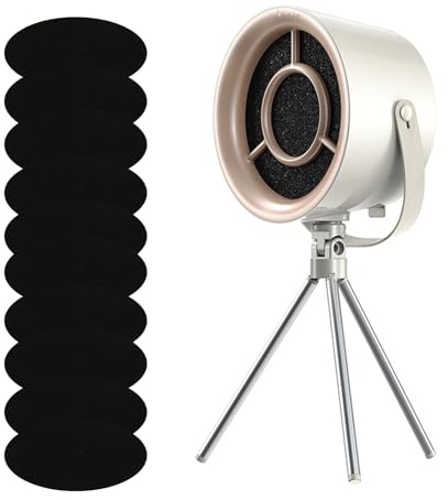 Tragbare Dunstabzugshaube, Tisch Dunstabzugshaube, Mobile Leise Umluft Abzugshaube, Mini Desktop Dunstabzugshaube für Zuhause, Küche, Grill, Hot Pot, Camping, BBQ, Reise, Wohnmobil (Wiederaufladbar)