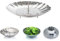 Smooce Stainless Steel Folding Steamer,Adjustable Instant Pot Vegetable Steamer Basket for Veggie Fish Eggs Seafood Cooking, Multifunctional Pressure Cooker Accessories