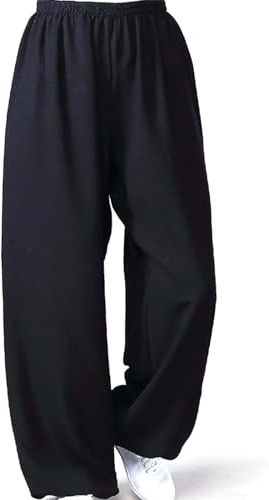Générique Pantalon De Tai Chi Confortable Respirant Arts Martiaux Tai Chi Pantalon D'EntraîNement Pantalons pour Arts Martiaux Taiji Kung Fu Wushu Yoga Femme Homme Pantalon DéContracté Jambes,08,XL