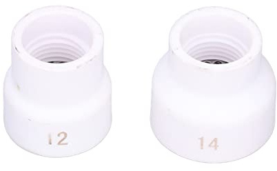 2Pcs TIG Welding Cup 12#/14# Ceramic Nozzle Set