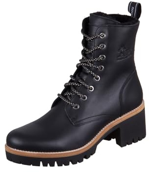 Botín de piel de cordero elegante, Padma Igloo, Negro , 38 EU