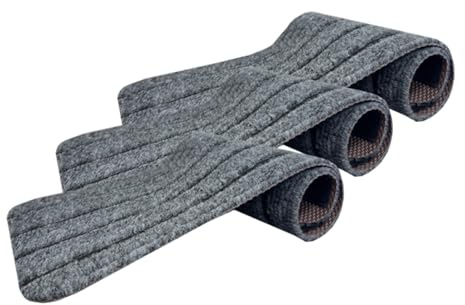 Alfombra De Pasos RV - No Slip Stair Preads | Escaleras Pisadas Sin Deslizamiento | Corredores De Escaleras De Interior para Escalones De Madera | Soft Shaggy Alfombra Escalera De Escaler