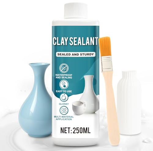 Miioto 250ml Sellador Impermeable, Sellador Cerámica, Barniz Arcilla