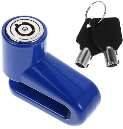 LIGHTAOTAO Bloqueo de Disco de Freno para Motocicleta y Bicicleta, Mini Antirrobo Portátil y Ligero Cuerda para Fácil Transporte, Material Plástico Resistente