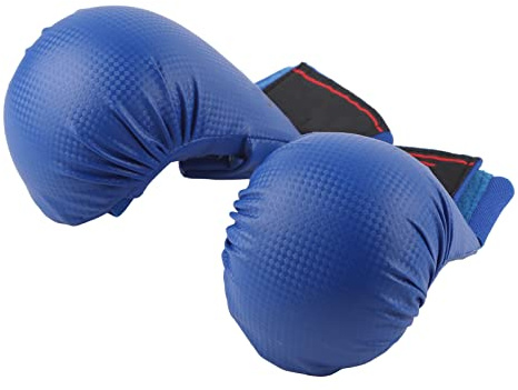 CHICIRIS de Boxeo PU EVA Karate Protector de Mano con Protector para el Pulgar Acolchado Interior Grueso Correa de Muñeca con Gancho y Bucle para Entrenamiento de Artes Marciales Sparring Hombres