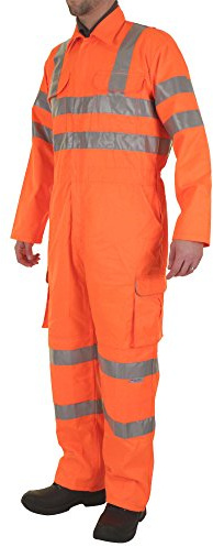 RAILSPEC COVERALL ORANGE 48