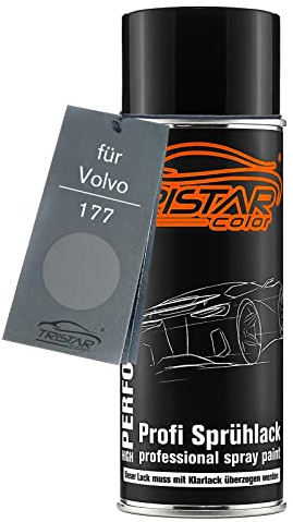 TRISTARcolor Billack sprayburk för Volvo 177 Silver Grey Metallic
