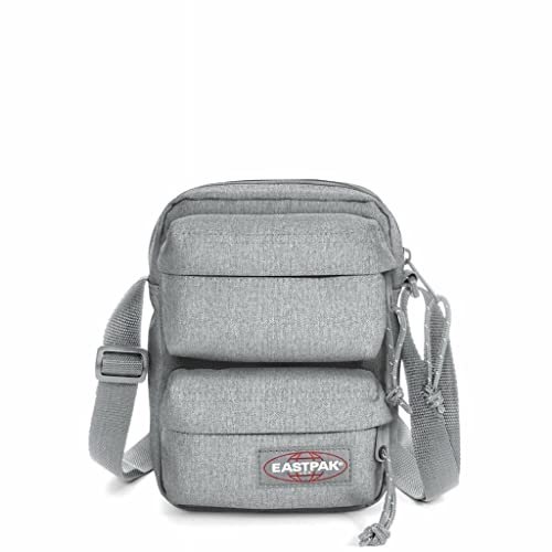 EASTPAK Unisex The One Doubled Hellgrau (20,5 x 15 x 7,5 cm) Umhängetasche, Grau (Grau)