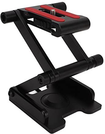 Goshyda Z Flex Tilt Stativkopf, Aluminiumlegierung Z Typ Tilt Head Stativkugel Kamerahalterung mit 1/4 Zoll Schnellwechselständerhalter, 360 Grad Drehbar, Kompatibel mit DSLR-Kamera