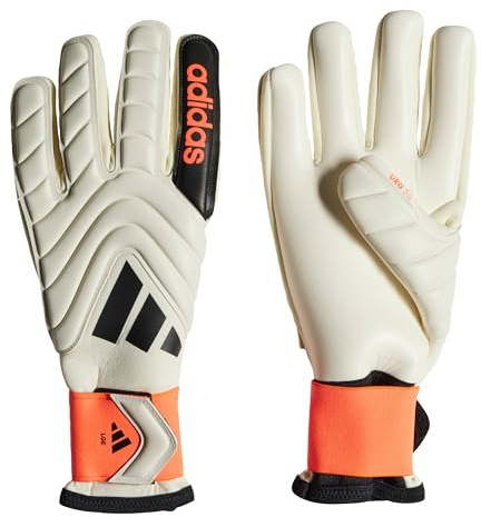 Adidas Unisex-Adult Copa League Goalie Gloves, Ivory/Solar Red/Black, 8